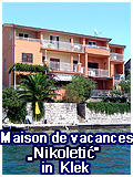 Appartements de Bozena Nikoletic � Klek - Croatia